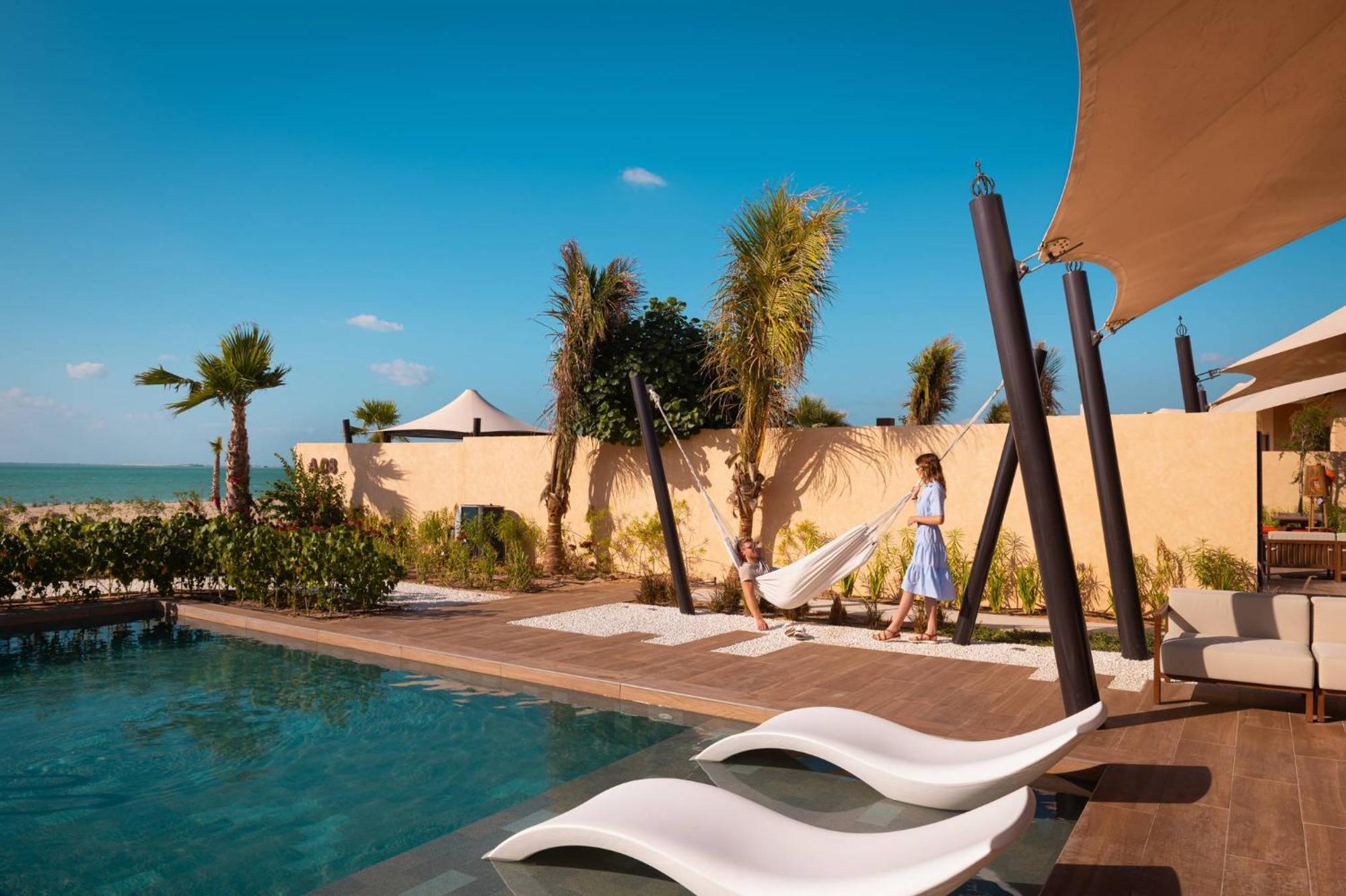 Bab Al Nojoum Hudayriyat Villas Abu Dhabi Bagian luar foto